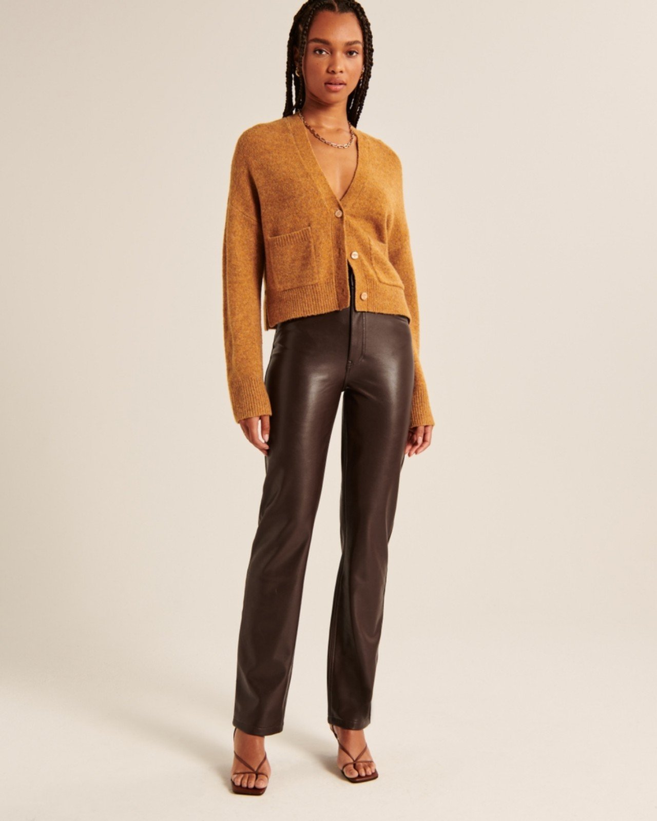New! Abercrombie &Fitch faux Leather