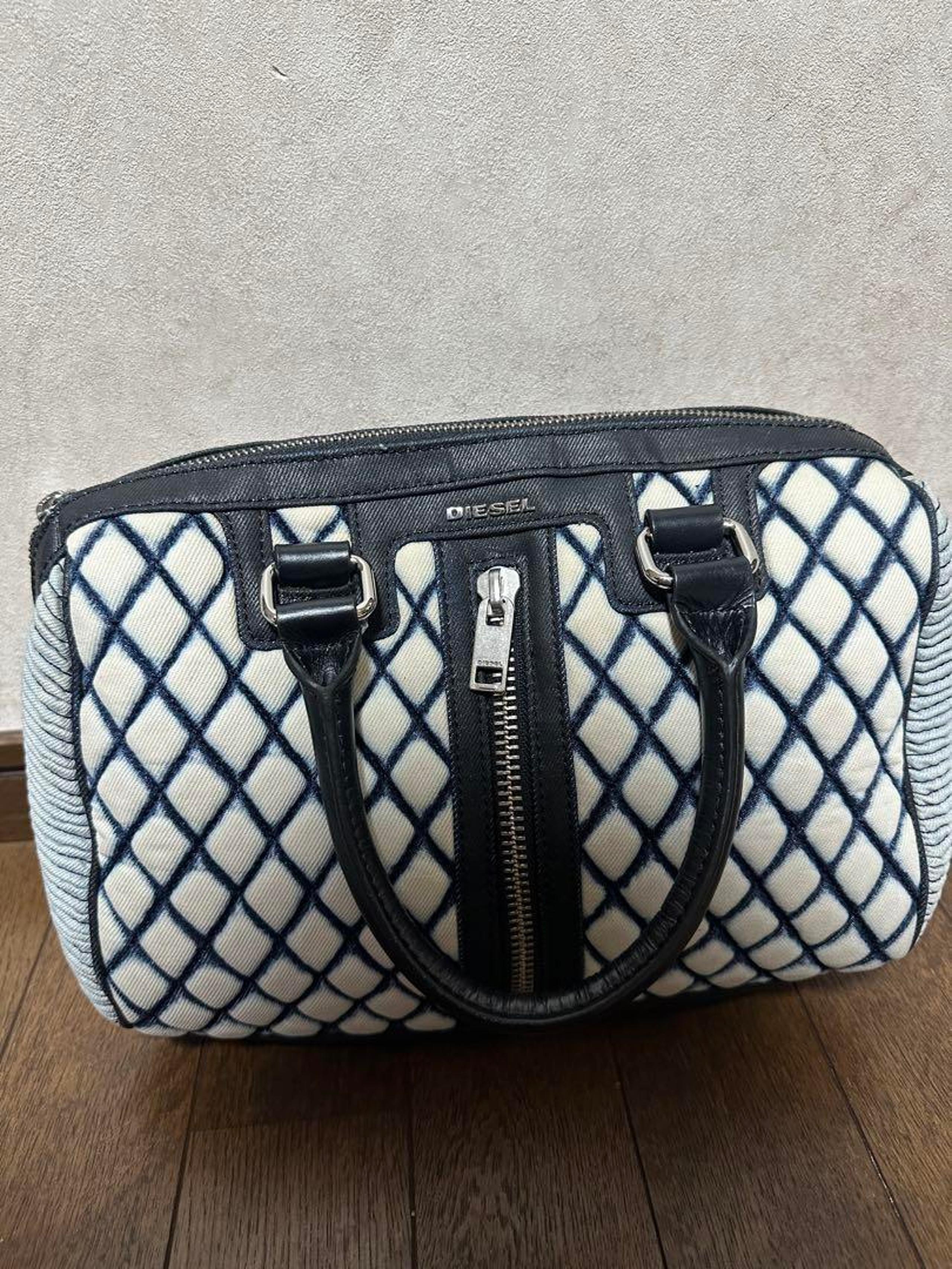 ## Diesel Denim Boston Bag with Zipper