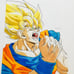 Dragon Ball Illustration with Flames - Part of Officially Published Collection