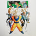 Dragon Ball Illustration with Flames - Part of Officially Published Collection