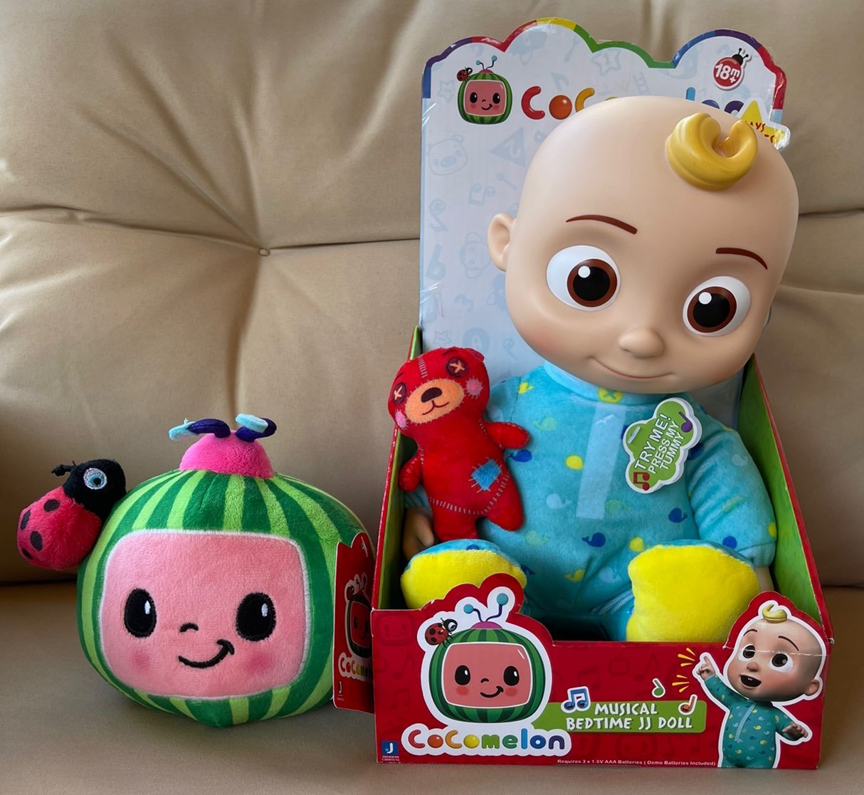 Cocomelon JJ Doll Sing Roto Head Waterme