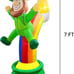 7 FT St Patrick Leprechaun on Rainbow Pot