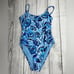 NEW Andie Swim The Amalfi Bluff Blue Floral Print One Piece Swimsuit Size M
