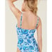 NEW Andie Swim The Amalfi Bluff Blue Floral Print One Piece Swimsuit Size M