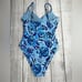 NEW Andie Swim The Amalfi Bluff Blue Floral Print One Piece Swimsuit Size M