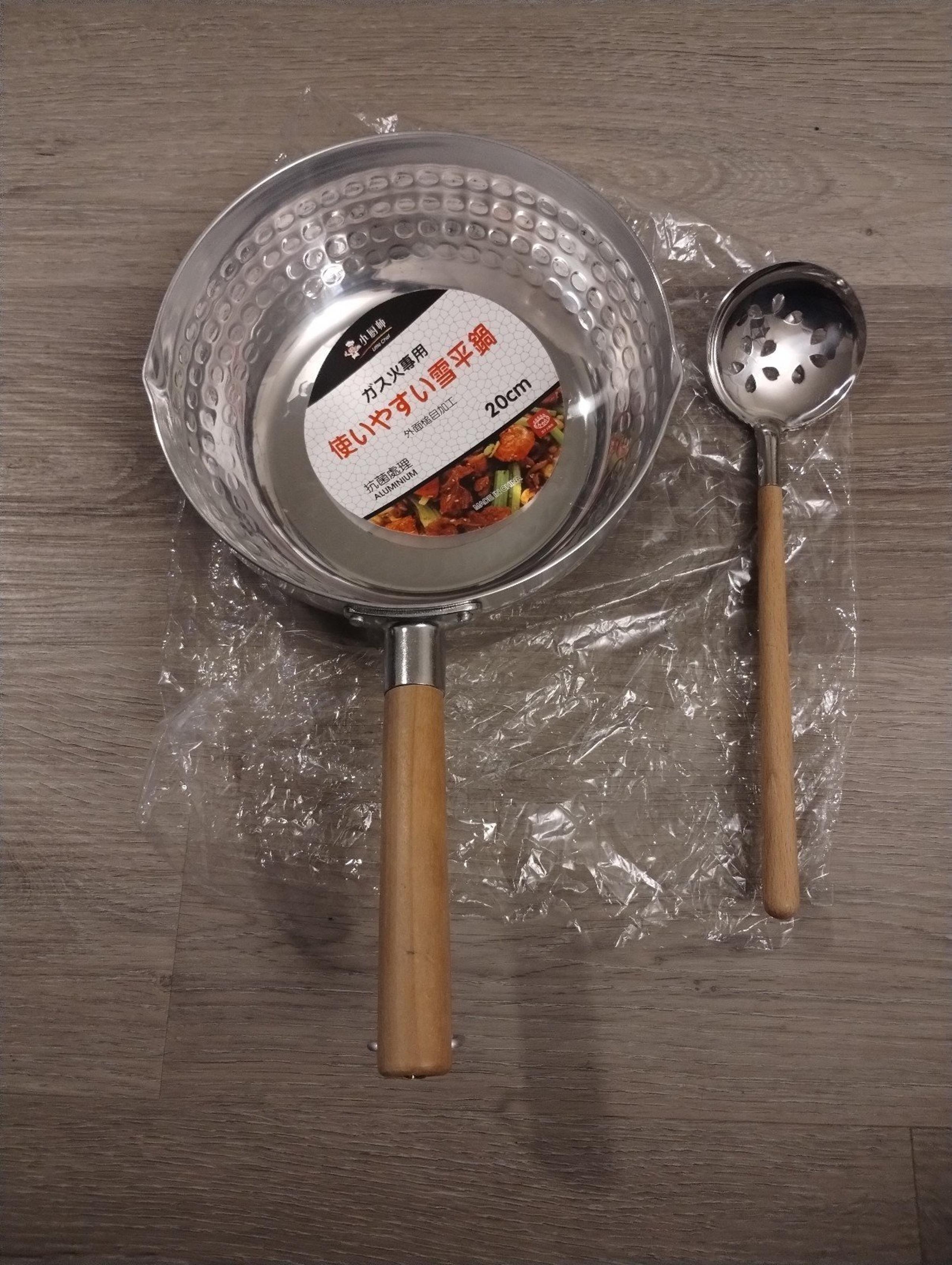 Yukihira Traditional Japanese Sauce Pan n Spoon NEW