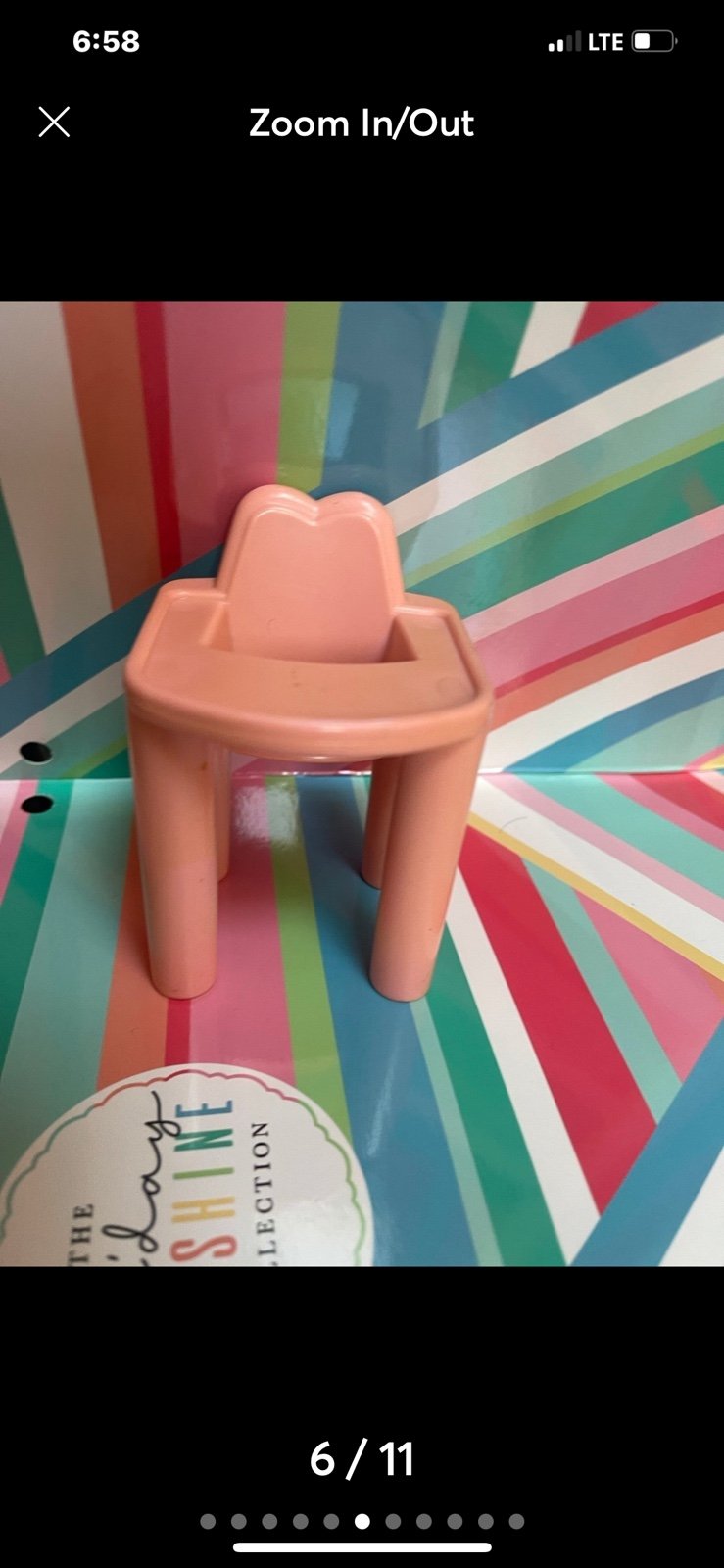 Playskool 4pc baby nursery lot highchair stroller cradle & potty! Set