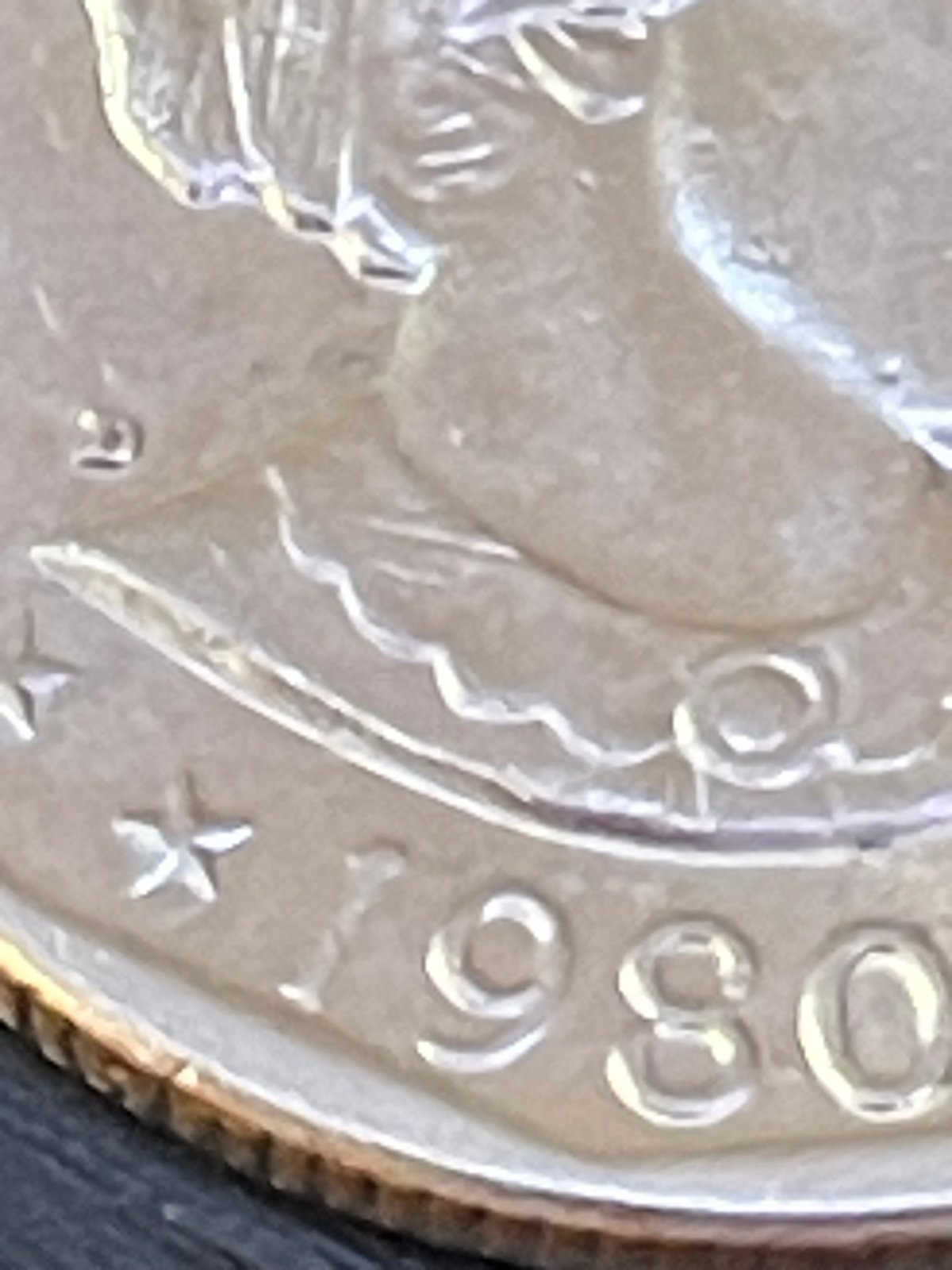 1980 D Susan B Anthony SILVER DOLLAR
