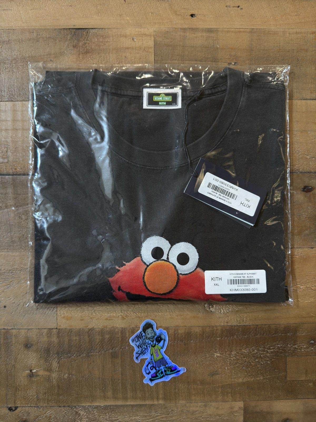 Kith x Sesame Street Alphabet Vintage Tee