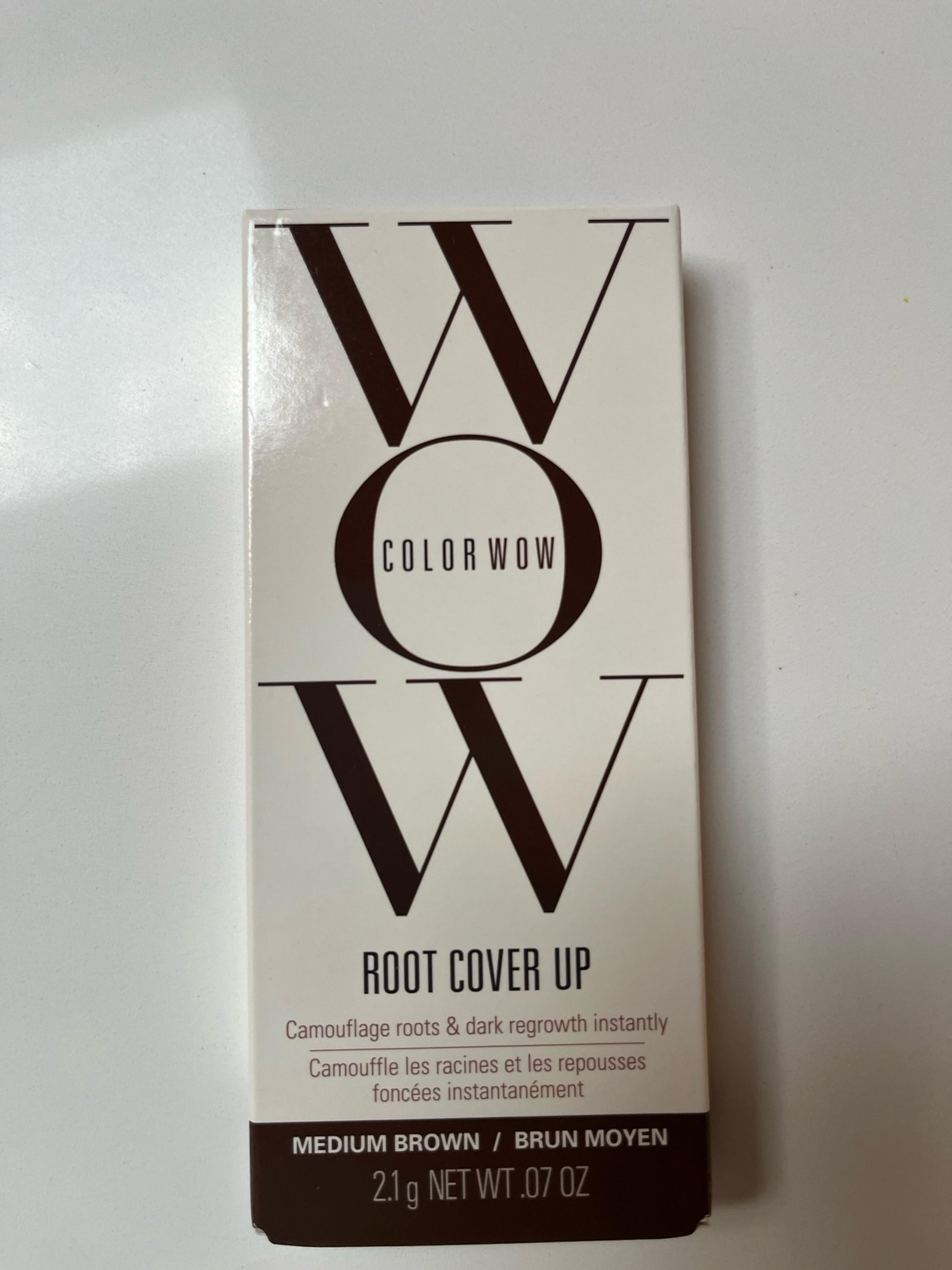 WOW Root cover up medium Brown NIB