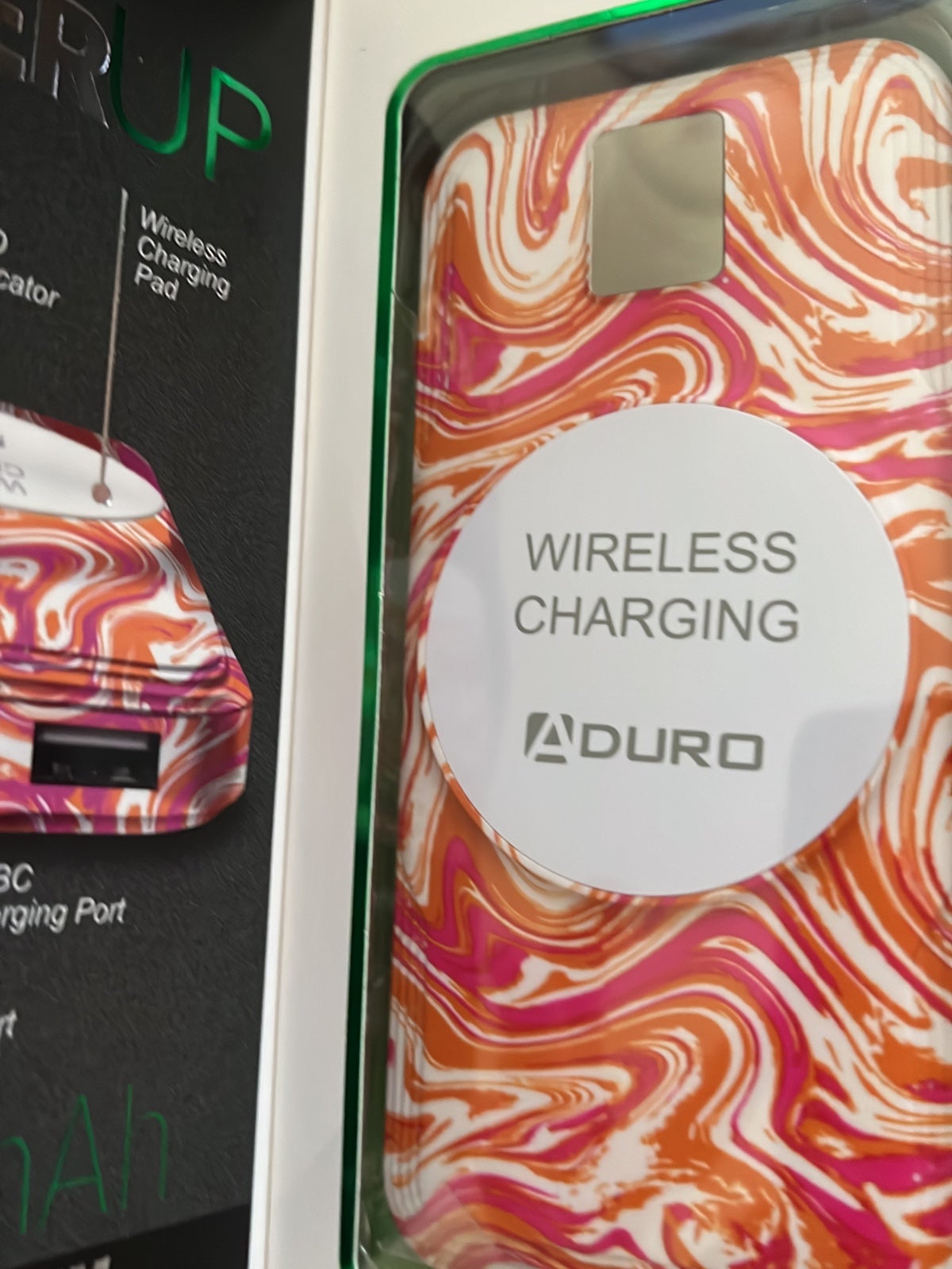 Wireless charging portable power bank