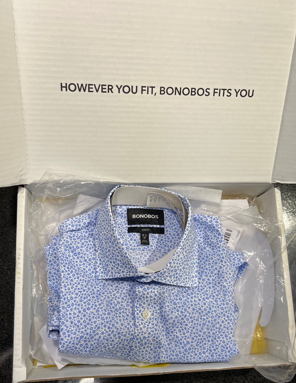 Jetsetter Stretch Dress Shirt - BONOBOS *NWT