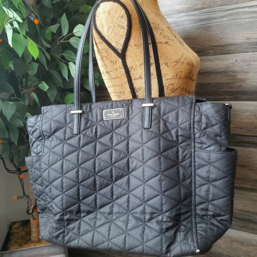 Kate Spade Wilson Road Quilted Kaylie Tote Bag Baby Travel Diaper Purse *