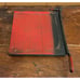 VTG Small Bradley 10.5 Wide Wood Block Cast Iron Guillotine Blade Paper Cutter