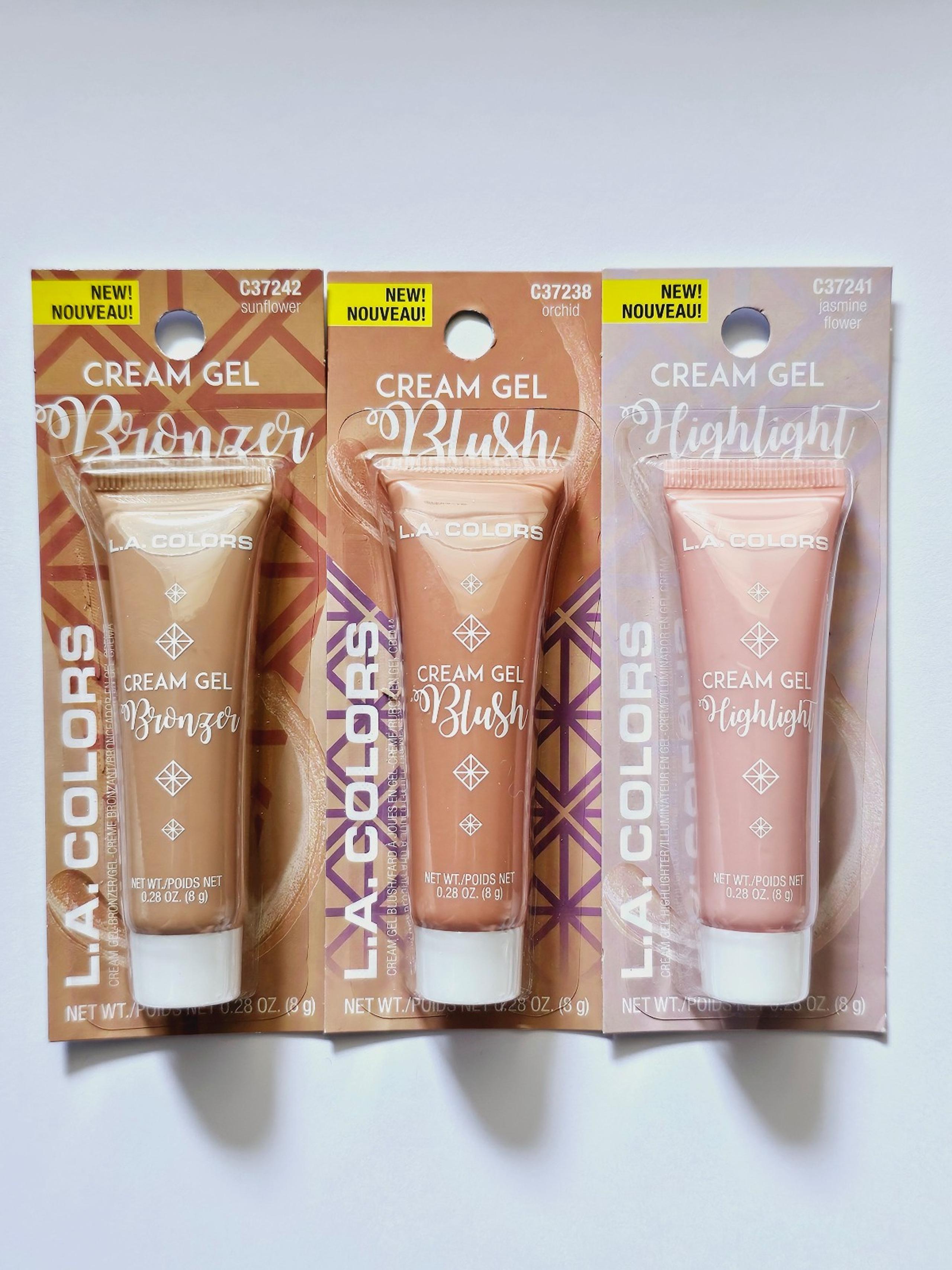 L.A. Colors Cream Bronzer Blush Highlighter