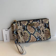 NWT Brahmin Leather luxury Snake wristlet