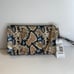 NWT Brahmin Leather luxury Snake wristlet