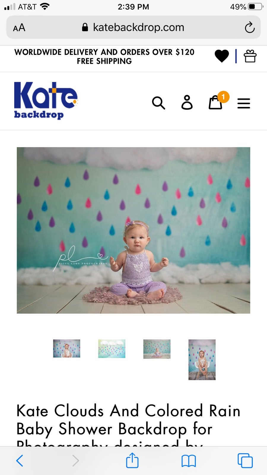 7x5 fabric backdrop