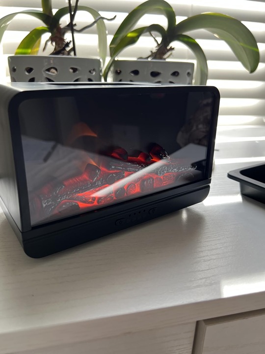 Wax Melt Warmer Electric Burner - Flame Fireplace Candle Wax Warmer