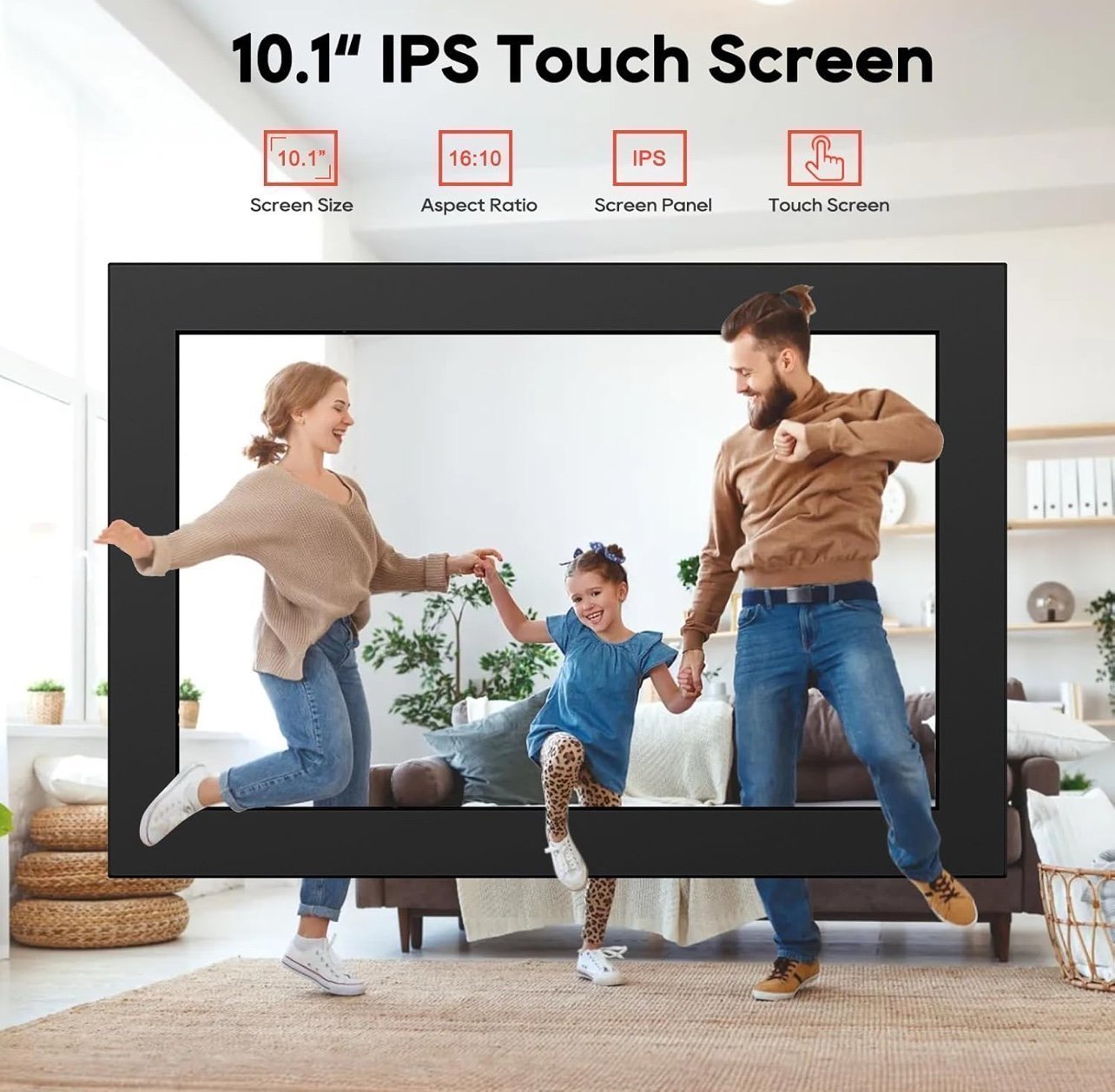 64GB 10.1 Digital Picture Frame