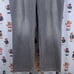 Y2K Tommy Hilfiger black wash fade loose baggy fit straight leg jeans 40/30