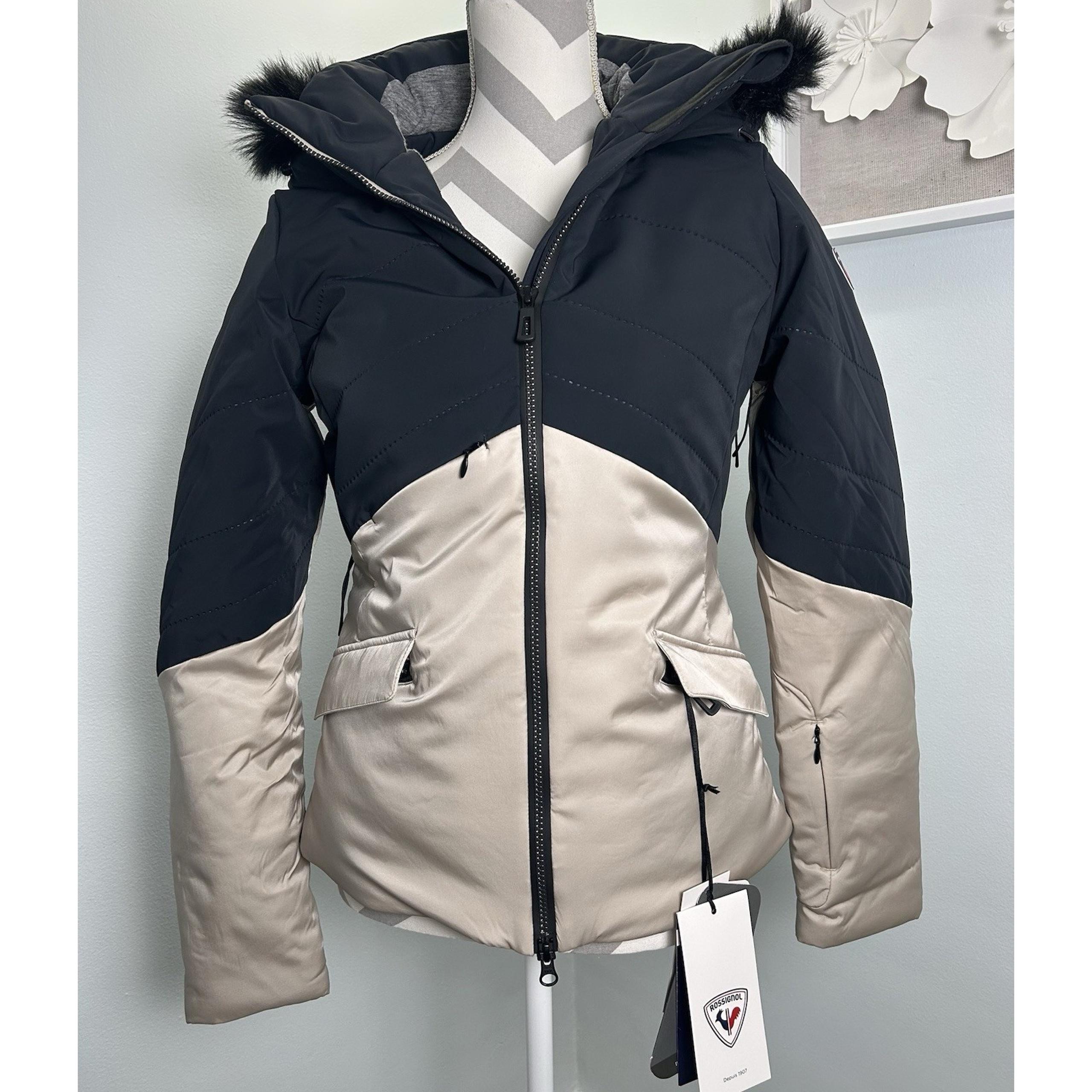 Rossignol Black Merino Terrain Winter Ski Jacket Women's Small