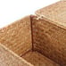Shelf Baskets w/ Lid Set of 3 Handwoven Seagrass Storage Box Wicker Basket - NEW