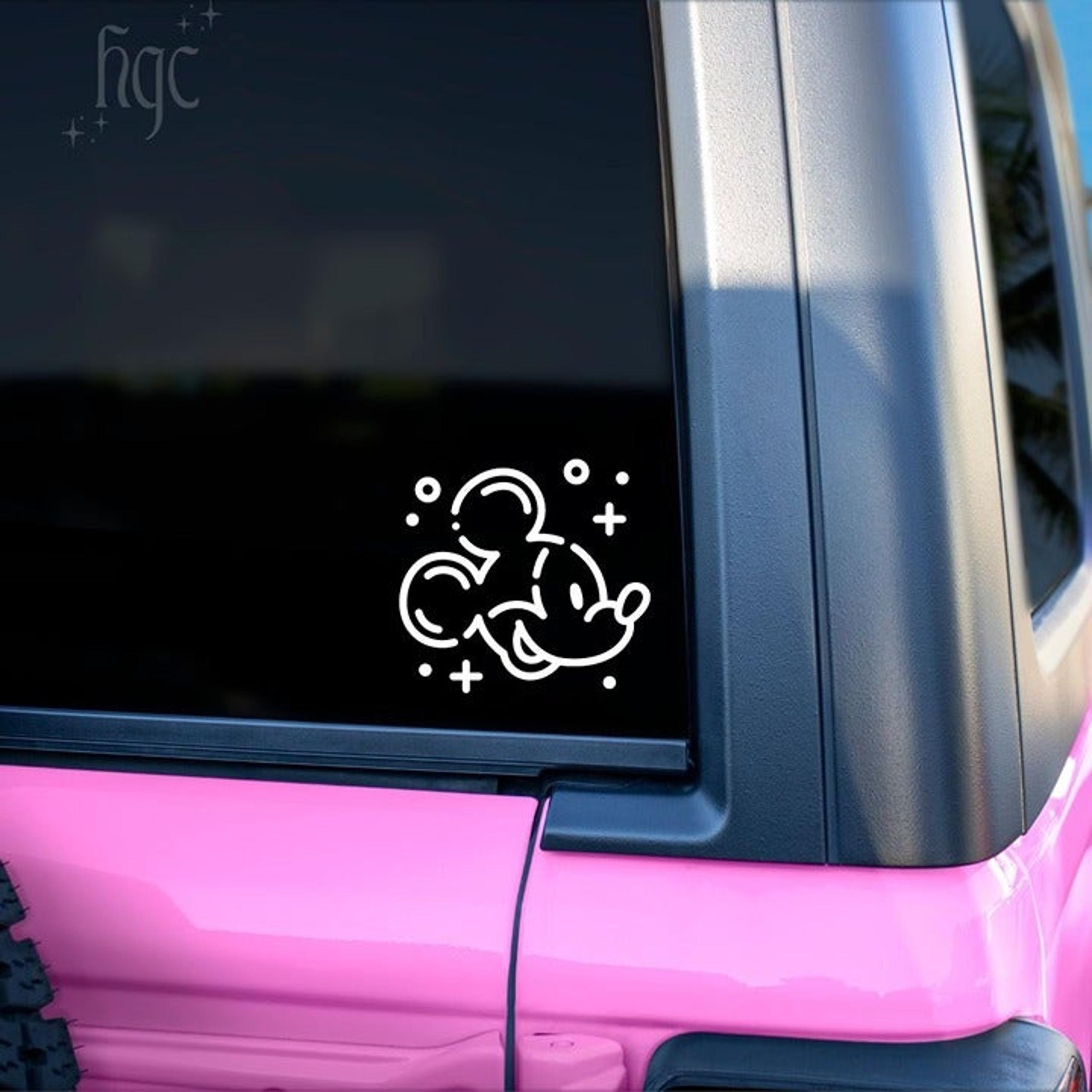 Mickey Mouse Decal - Vinyl Decal Sticker Disney Cute Gift Car Accessory