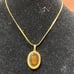 Vintage Whiting & David Glass Cameo Necklace