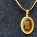 Vintage Whiting & David Glass Cameo Necklace
