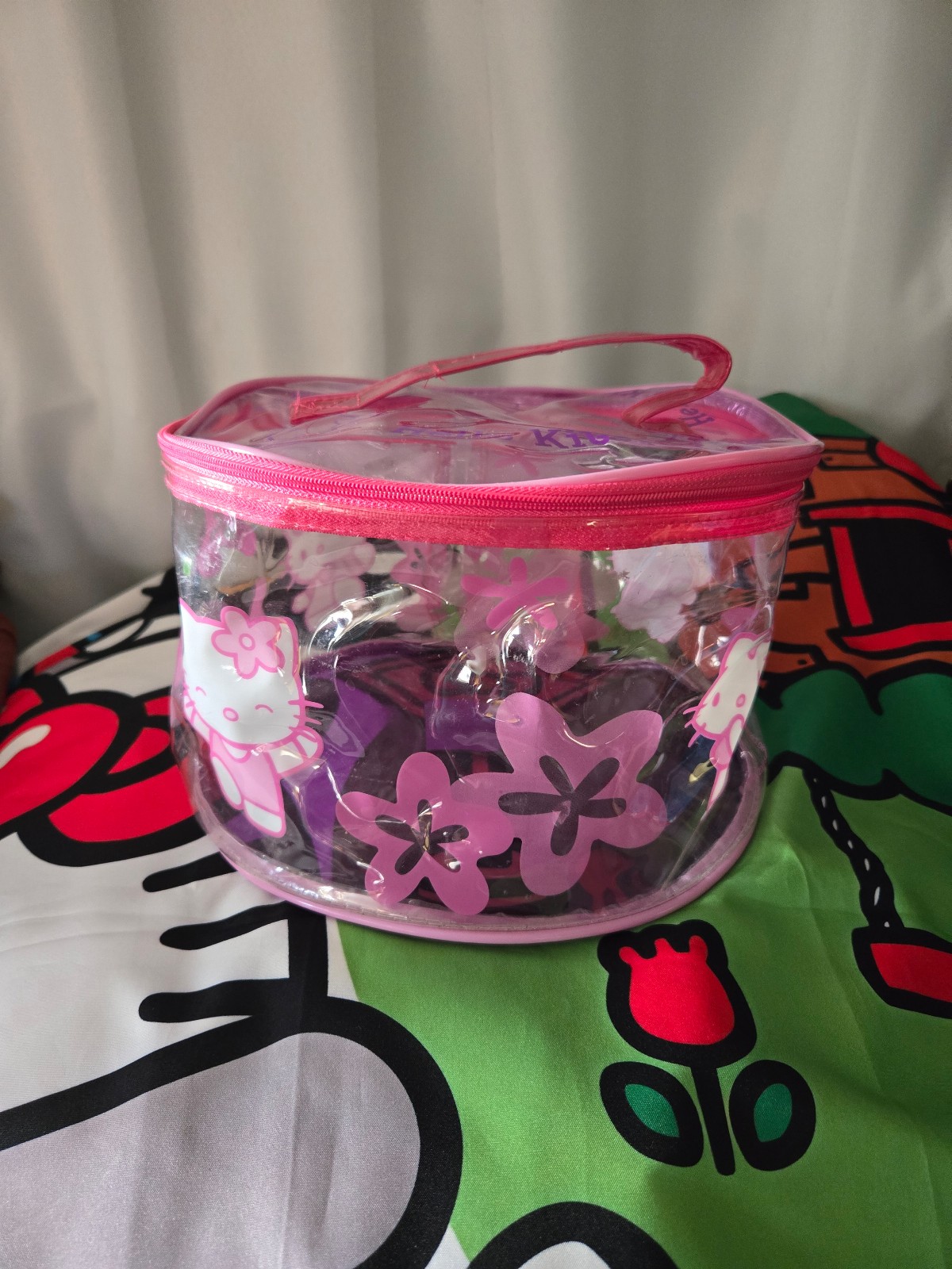 Sanrio Hello Kitty Clear Cosmetic Travel Bag