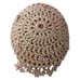 Cowrie Shell Crown Headpiece Vintage 70s Flapper Macrame Seashell Bohemian MCM.