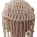 Cowrie Shell Crown Headpiece Vintage 70s Flapper Macrame Seashell Bohemian MCM.