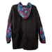 Vintage Geometric Print Windbreaker Jacket 80s 90s Abstract Pattern Size XL Vtg