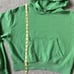 Sporty & Rich Green Plain Blank Crop Hoodie Preppy Women’s S