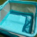 Vintage EXTRA LARGE Evenflo Baby Folding Mesh Playpen Play pen Playard