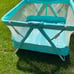 Vintage EXTRA LARGE Evenflo Baby Folding Mesh Playpen Play pen Playard