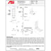 ASI 8358 Bath Tub Seat Folding Stainless Steel - Satin