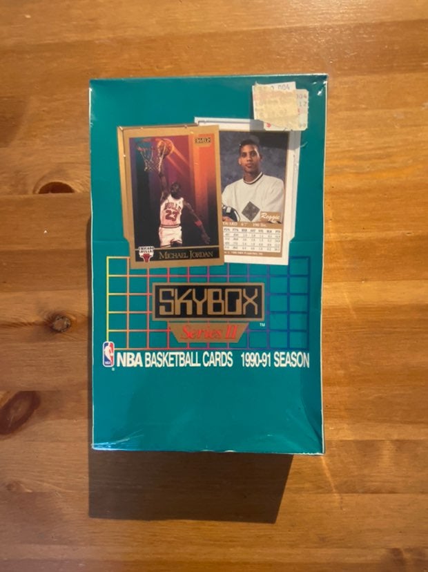 SkyBox 1990-91 Series 2 Basketball Box Michael Jordan Gary Payton RC
