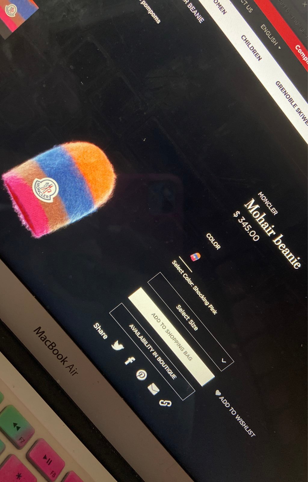 Moncler hat