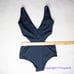New! AllSisters rhombus one piece cutout black swimsuit, size. M
