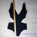 New! AllSisters rhombus one piece cutout black swimsuit, size. M