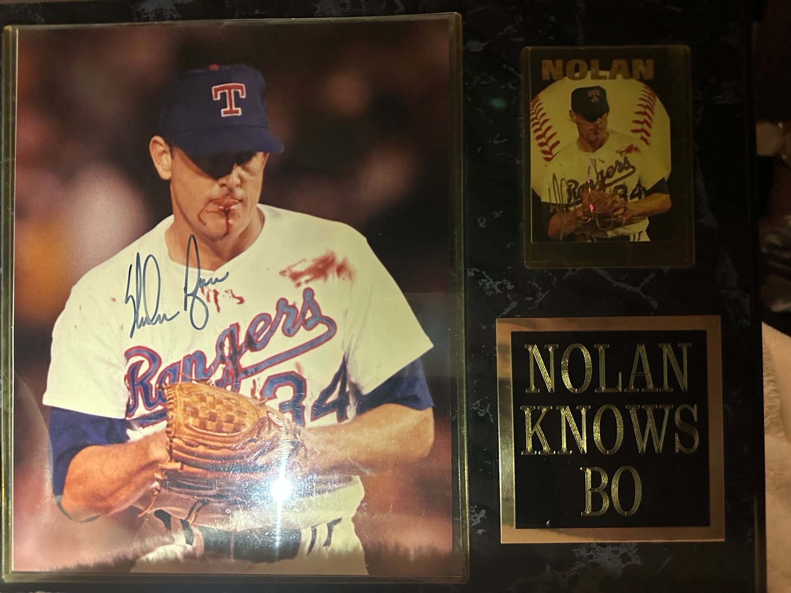 nolan ryan plaque