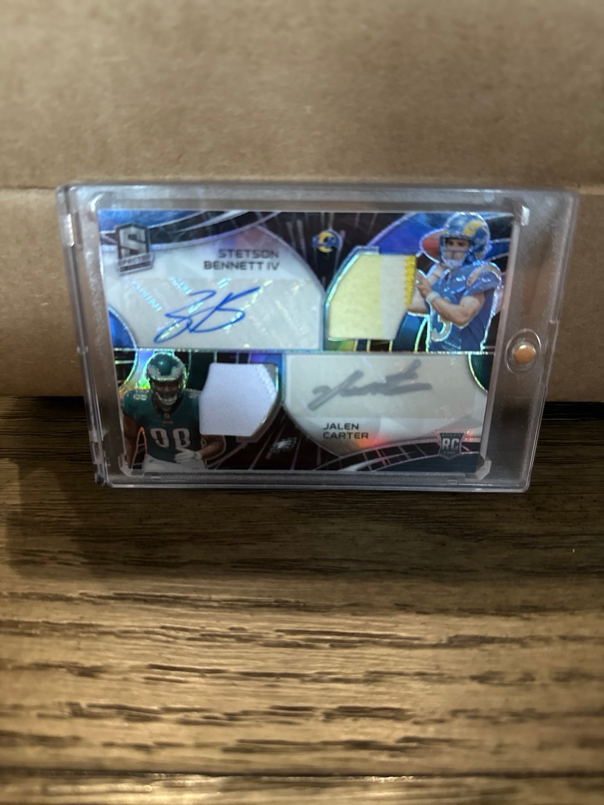 Jalen Carter/ Stetson Bennett dual auto RC /50