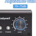 Microphone Preamp Mic Gain Booster with 2 Input Max 75Db Gain 48V Phantom Power