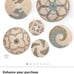 Woven Basket Wall Decor set of 6