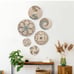 Woven Basket Wall Decor set of 6