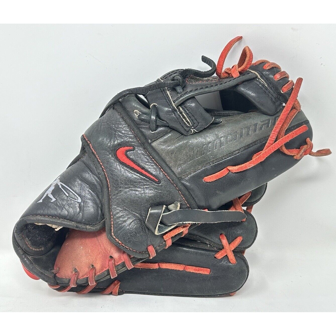 Nike Swingman 12.5 Fully Broken In Black Baseball Softball Glove Right Throw