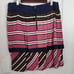 Anthro Maeve Ellery Tiered Ribbon Striped Skirt Size 10