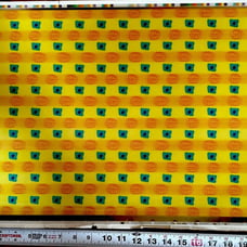 VTG 3D Vari-Vue Pumpkin? Pattern Vinyl Sheet 15x22